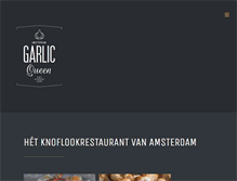 Tablet Screenshot of garlicqueen.nl